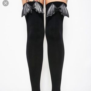Killstar Tokyo Socks tights thigh high goth Lolita